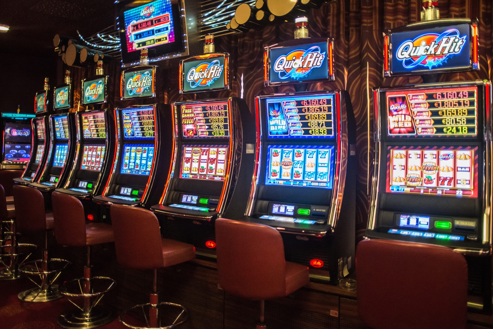 win slot machines casinos